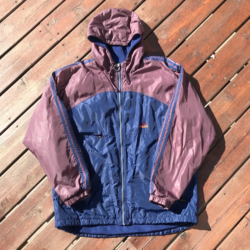 Vintage Adidas Jacket Fleece Lined - Picture 1 of 6